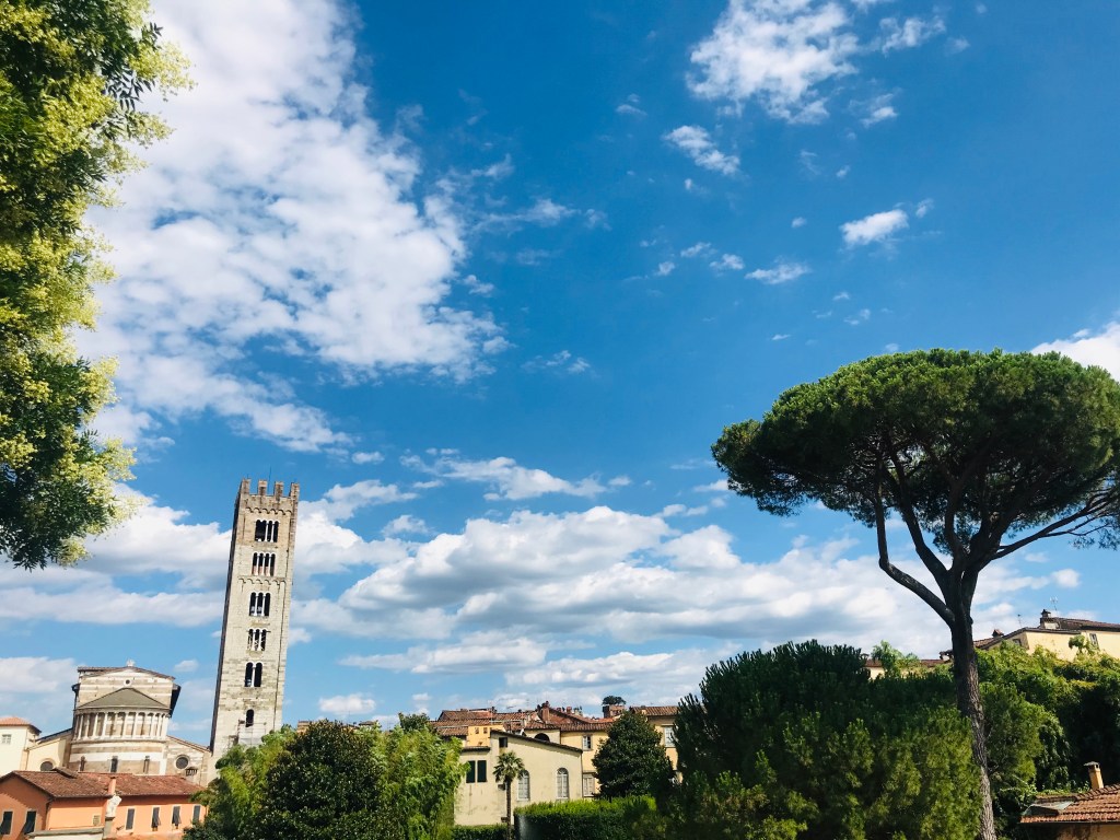 Vista sulla città dalle mura - Lucca, Toscana, Italia