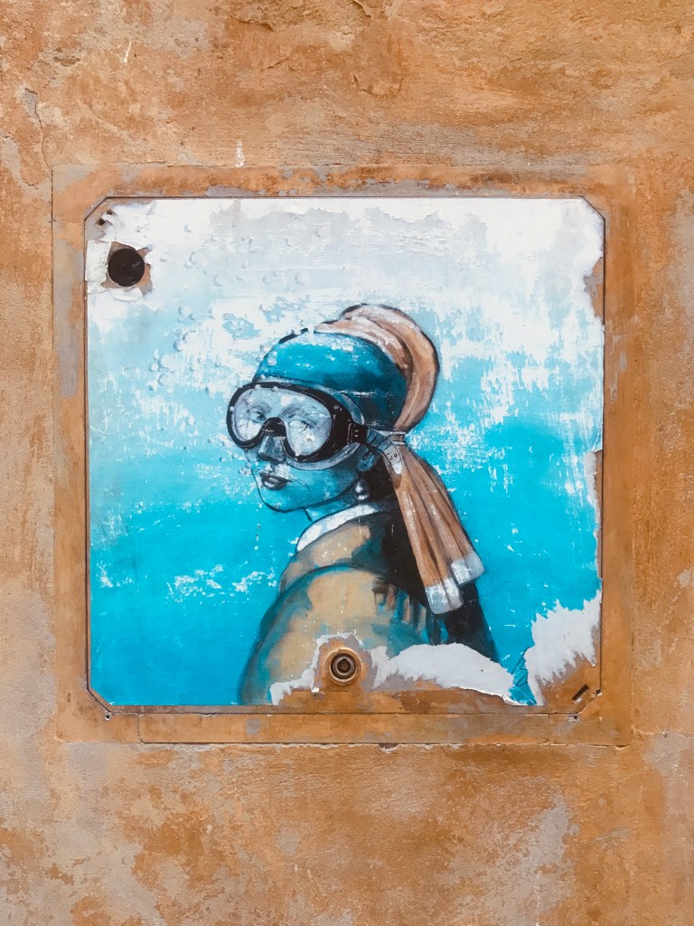 La ragazza con l'orecchino di perla secondo Blub - Arezzo, Toscana, Italia