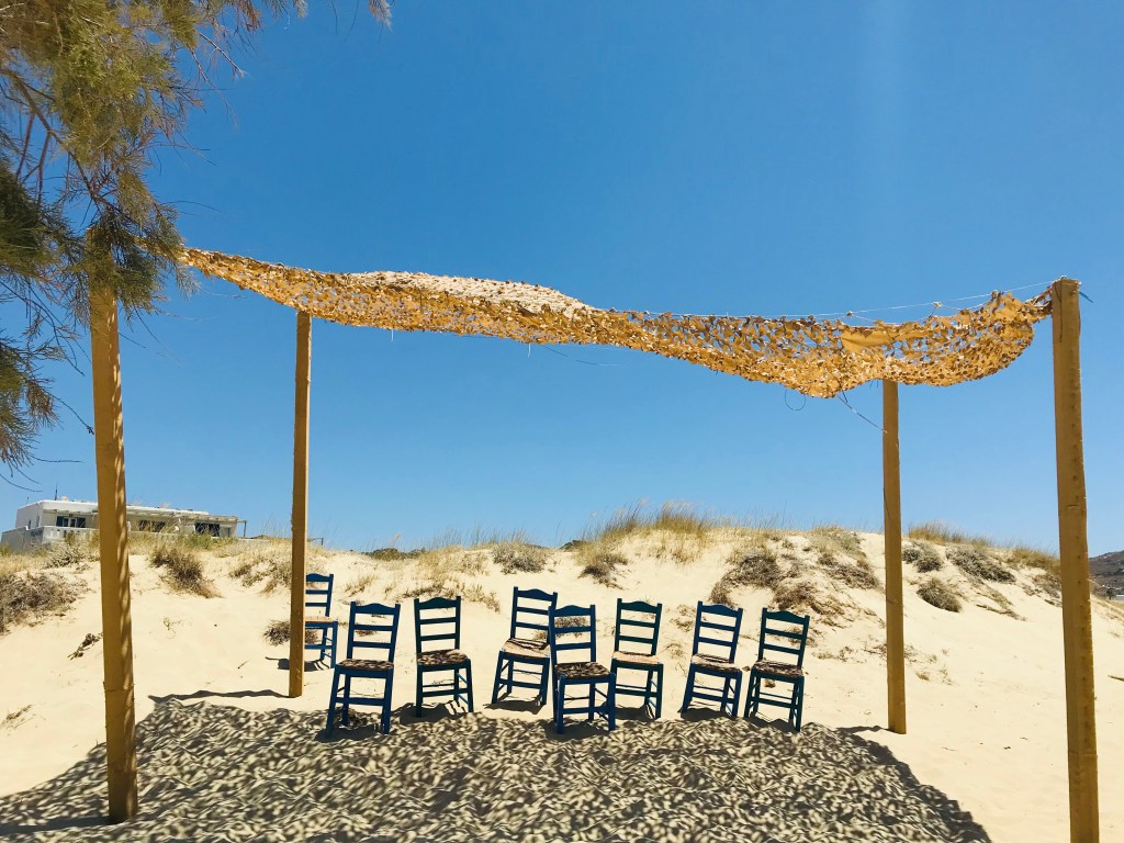 Particolari dolcissimi lungo la spiaggia di Plaka - Naxos, Isole Cicladi, Grecia