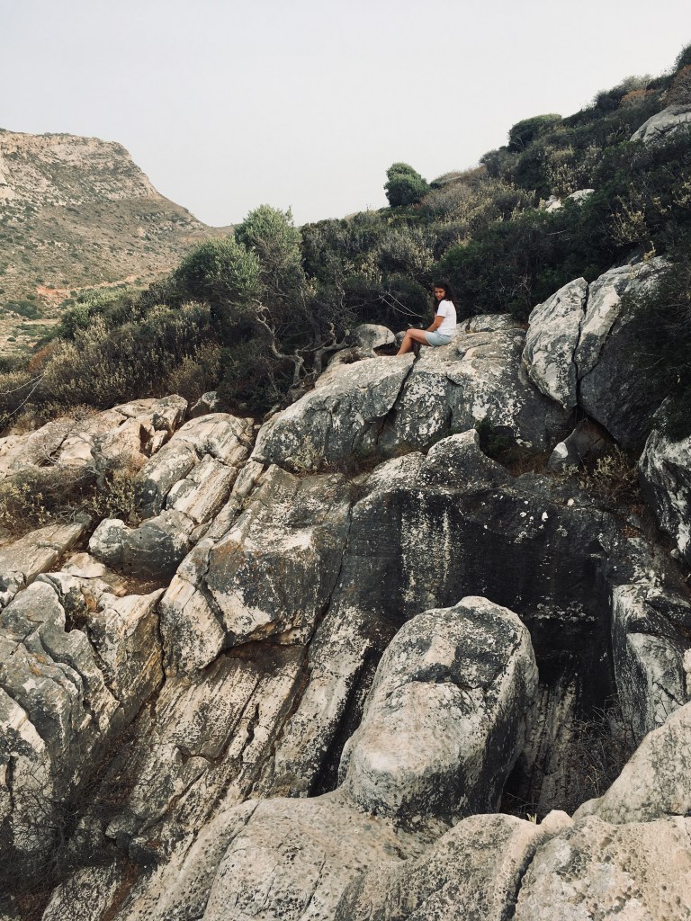 Ammirando un Kouros - Naxos, Isole Cicladi, Grecia