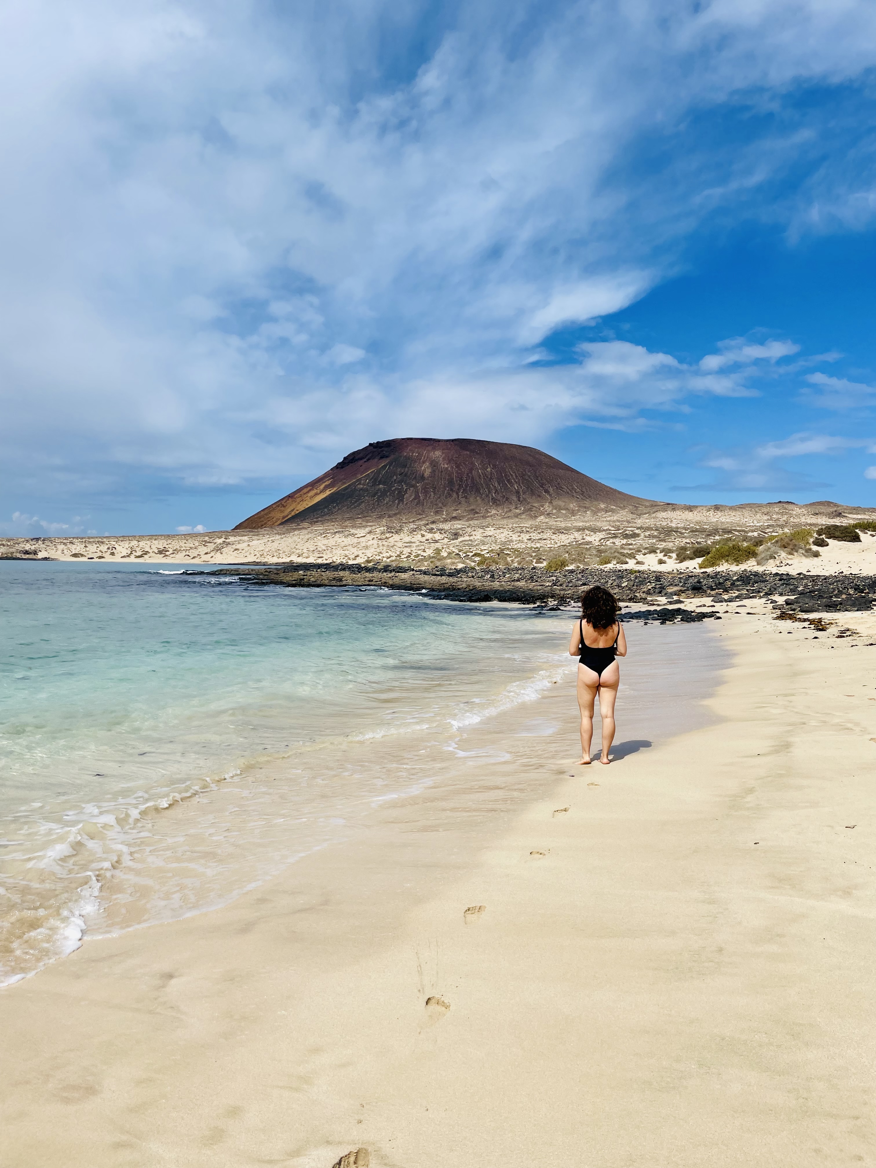 Playa Francesa a marzo - La Graciosa, Isole Canarie, Spagna