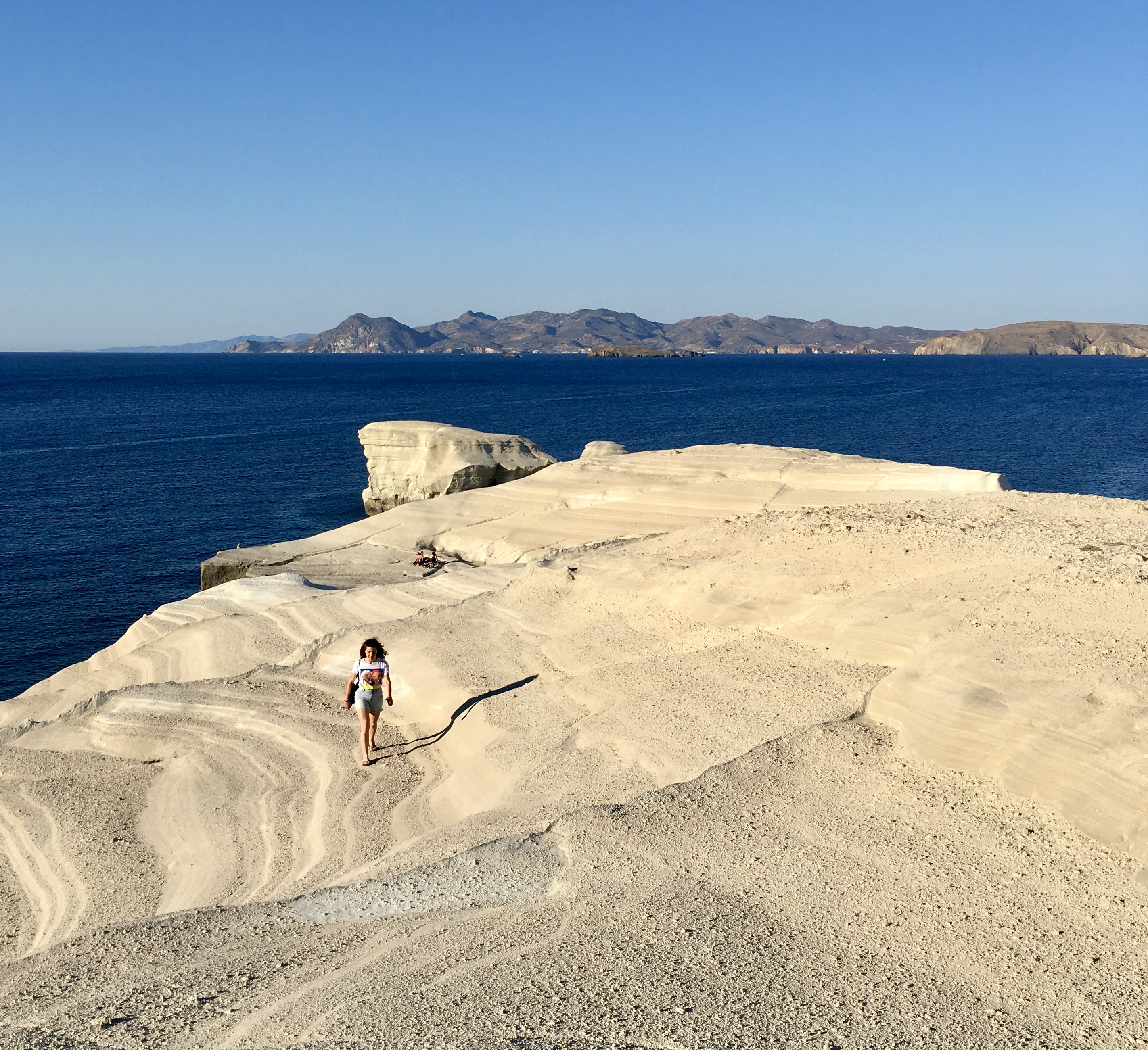 Veduta di Sarakiniko - Milos, Isole Cicladi, Grecia